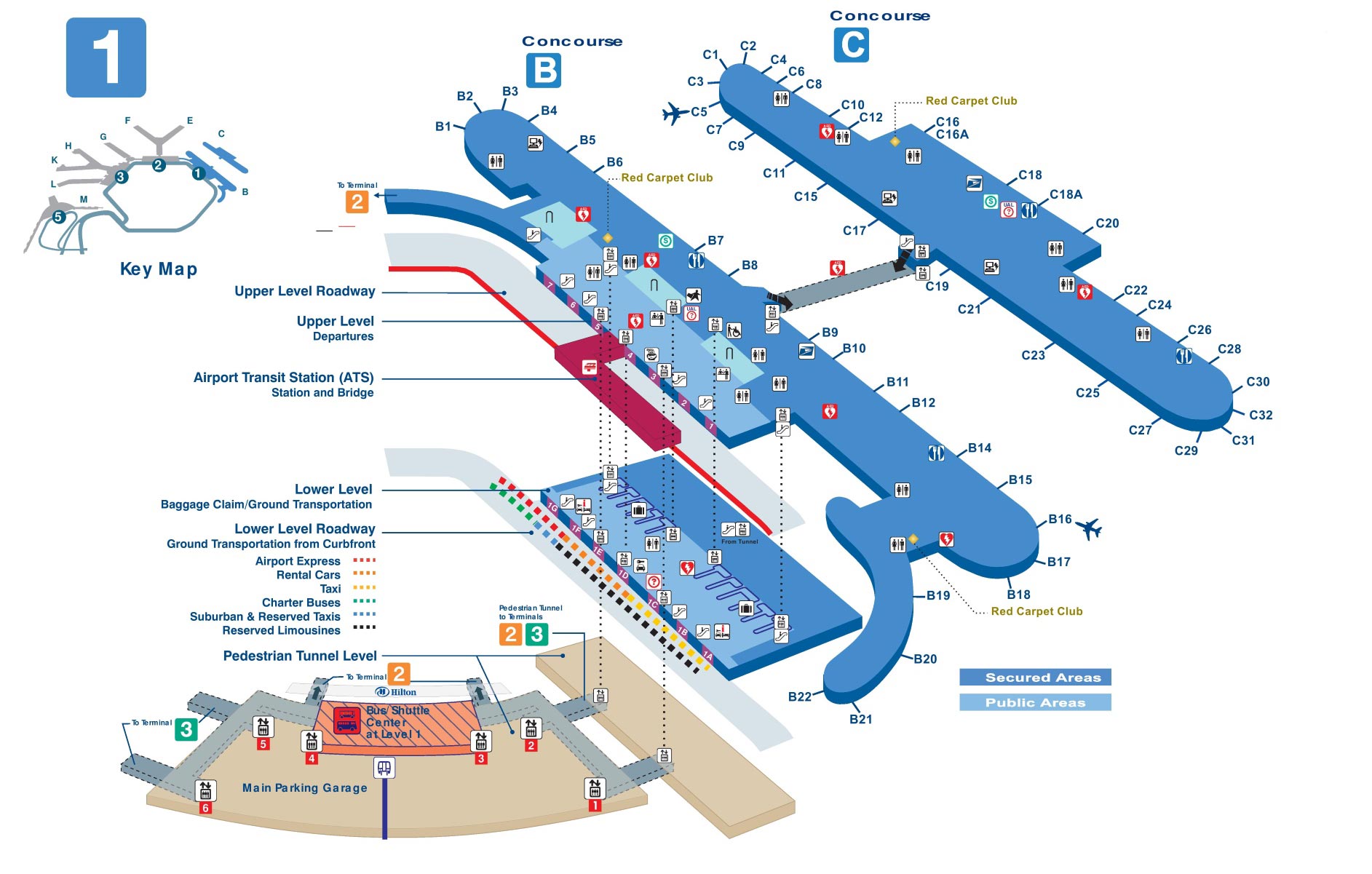 Terminal 1 O’Hare Map